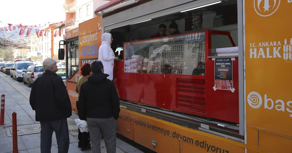 Başkent Market ve Başkent Mobil Marketlerde 26 bin kilogram et satıldı
