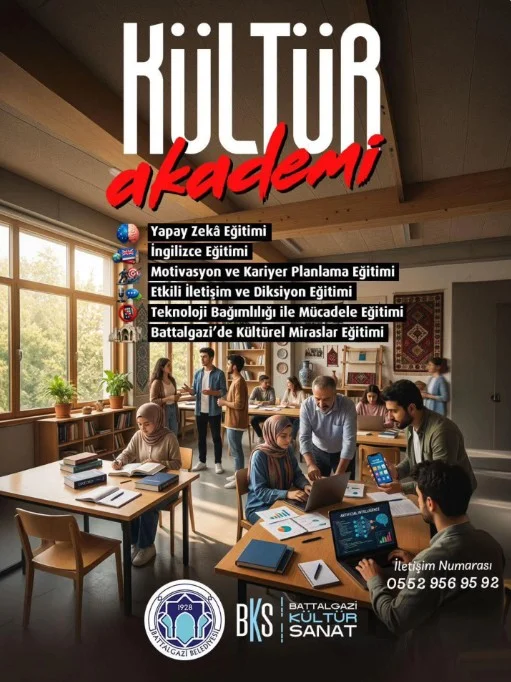 Battalgazi’de Kültür Akademi başvuruları başladı