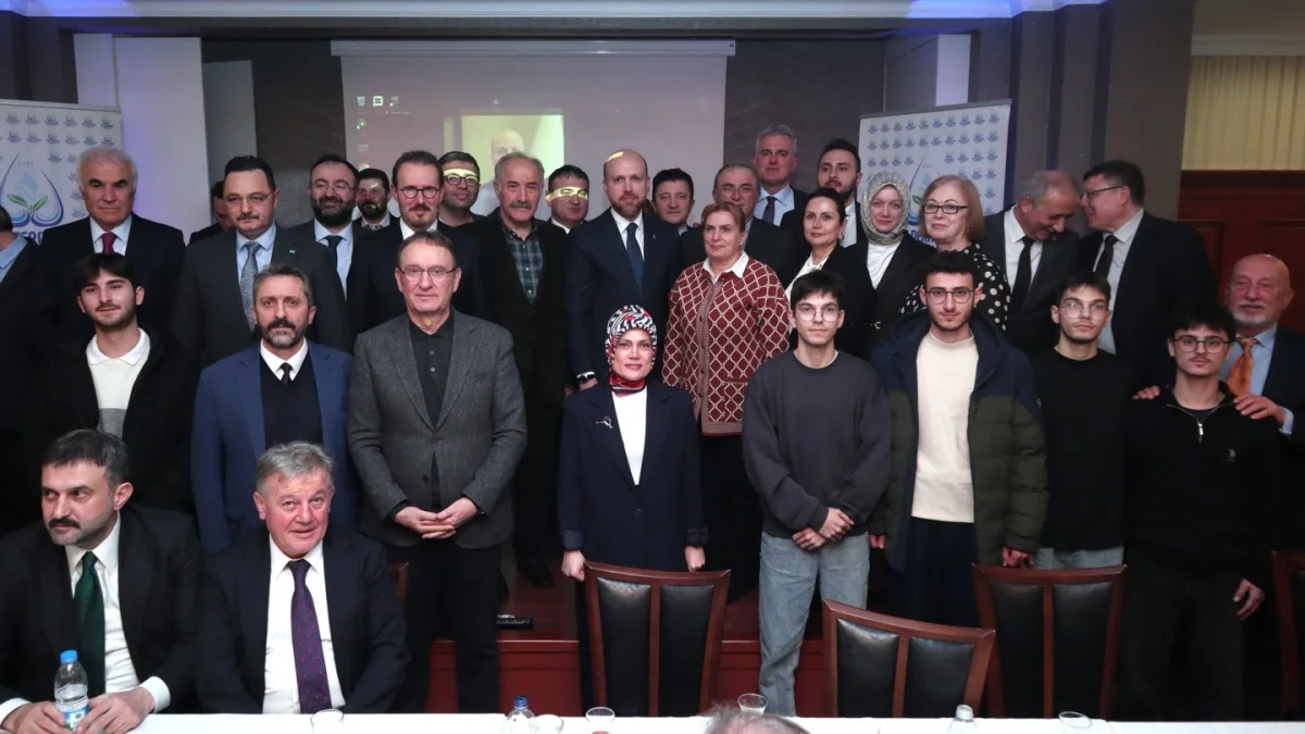 Bilal Erdoğan Ankara RİDEF heyeti ile buluştu;