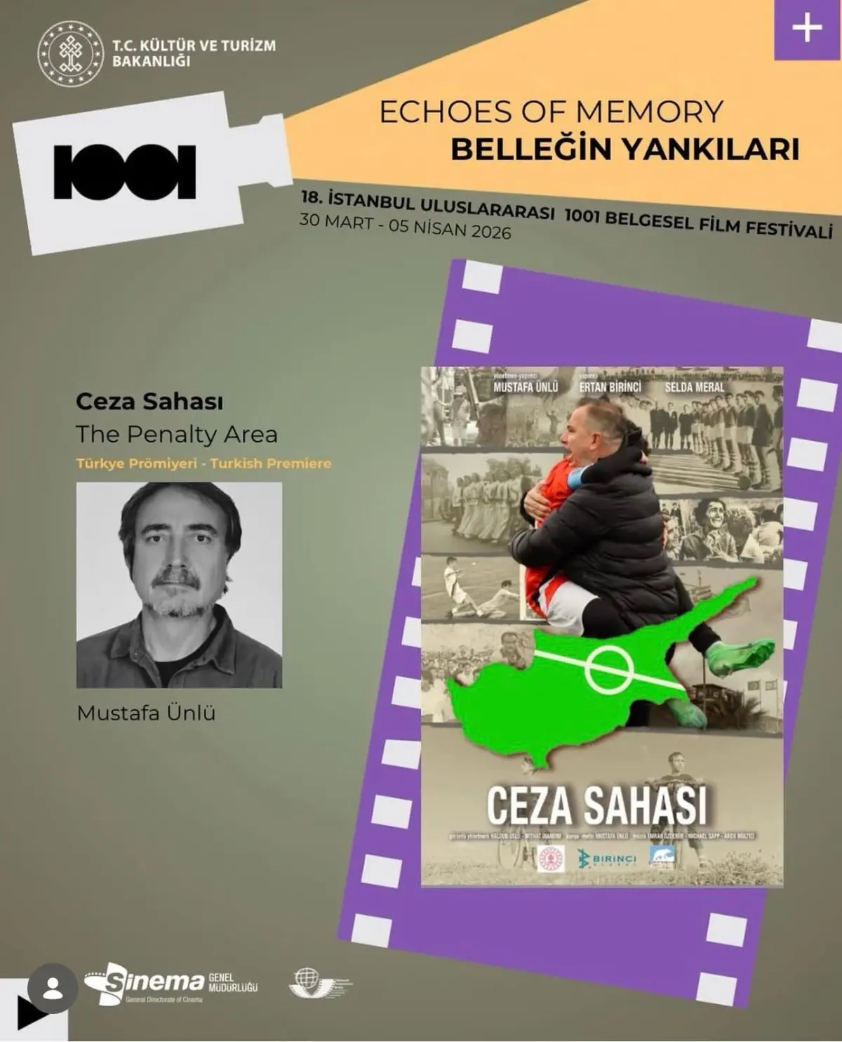 “Ceza Sahası” Uluslararası 1001 Belgesel Film Festivali’nde