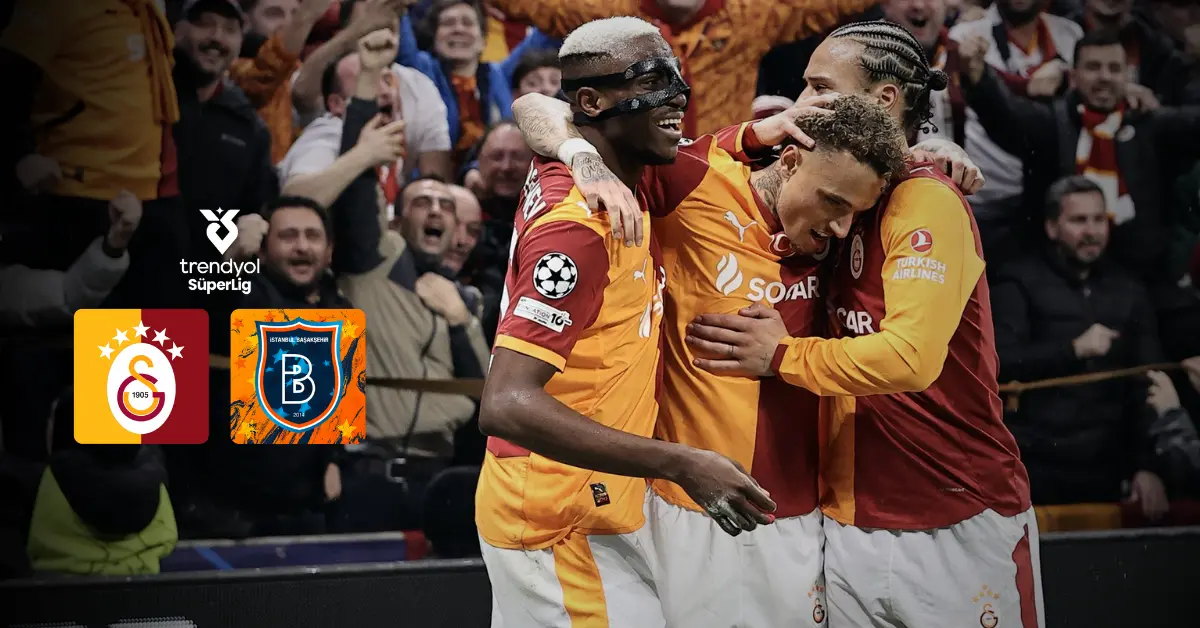 Galatasaray, Başakşehir karşısında serisini sürdürmek istiyor