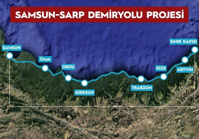Giresun’a Tren Yolu projesi hayata geçiyor