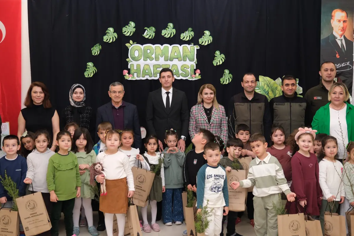 Güdül’de Orman Haftası kapsamında öğrencilerle bir araya gelindi