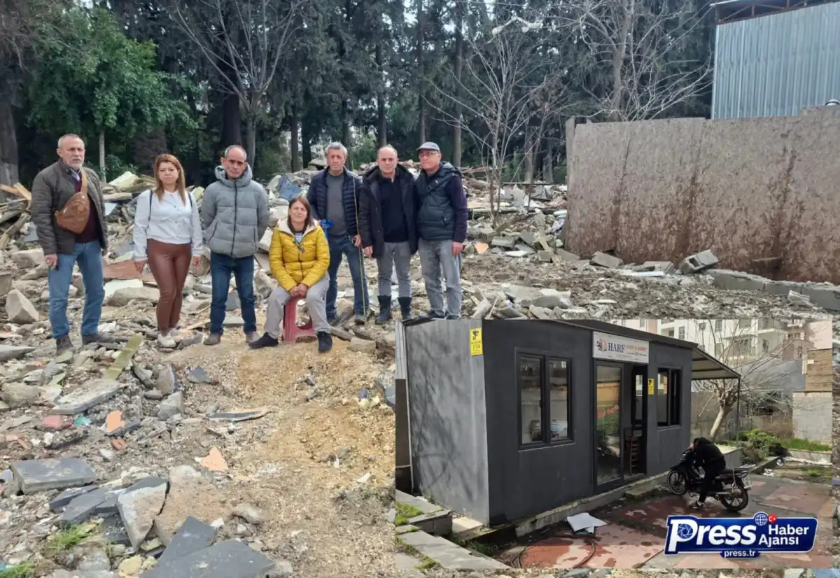 Antakya’daki harf kitap ve sohbet evi, parkta yapılan çalışmalar kapsamında yıkıldı