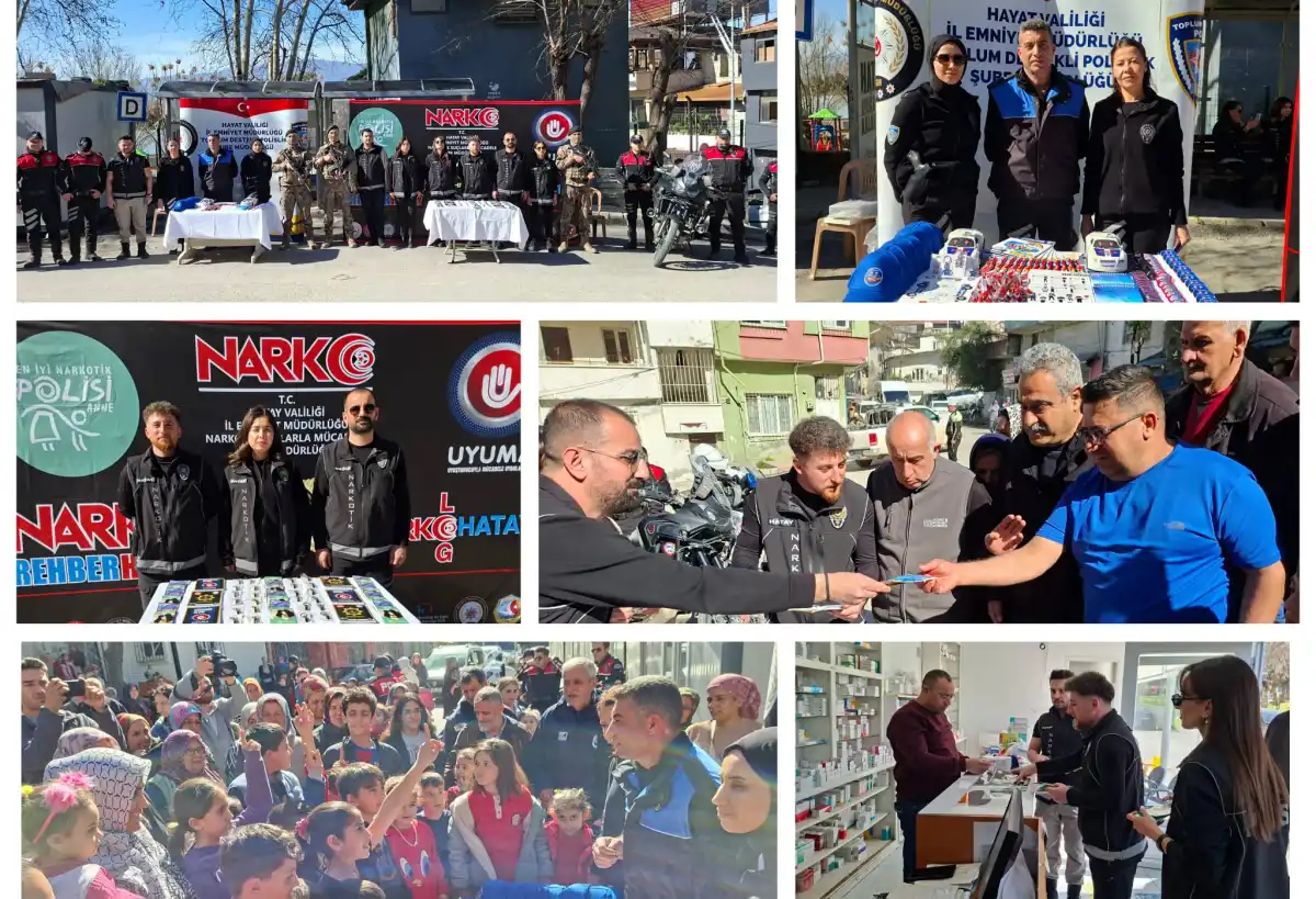 Hatay’da uyuşturucuya karşı bilgilendirme