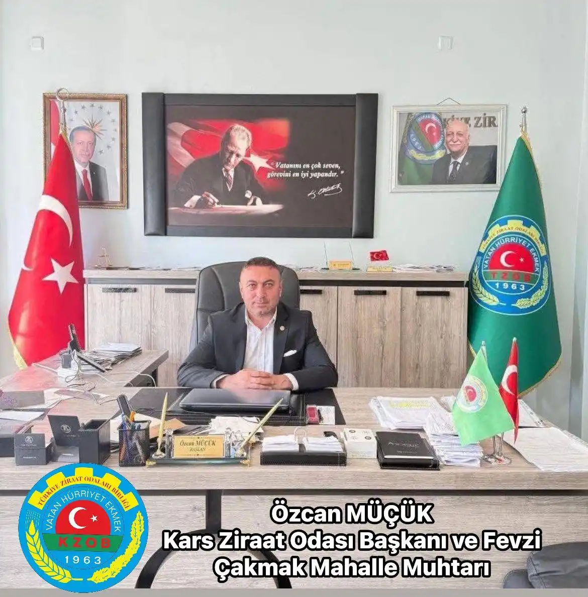 Kars Ziraat Odası Başkanı Özcan Müçük’ten çiftçiler için destek çağrısı