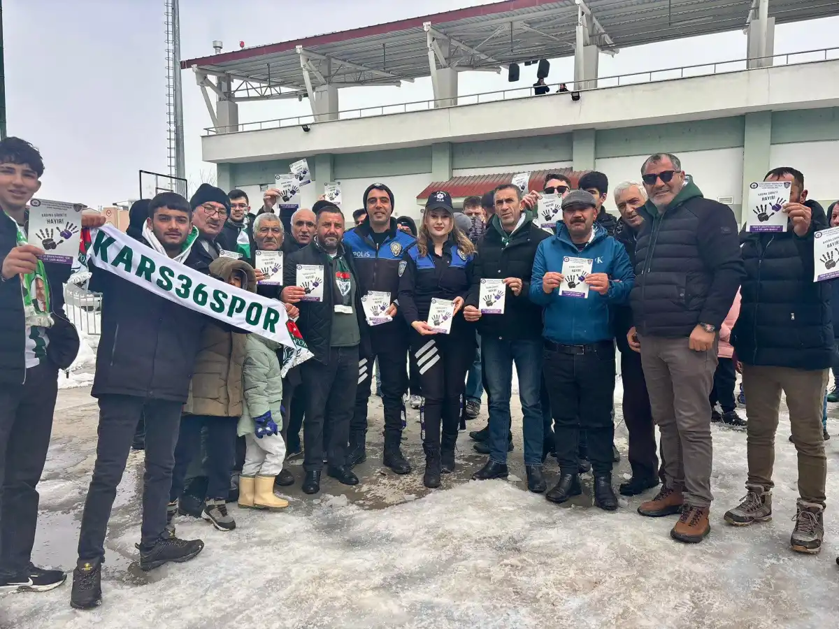 Kars’ta “Kadına Şiddete Hayır” farkındalığı