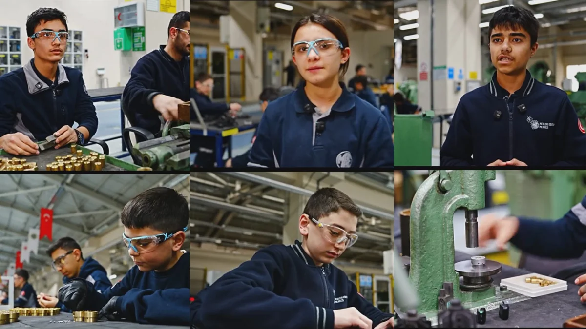 Kırıkkale’de öğrenciler üretimde