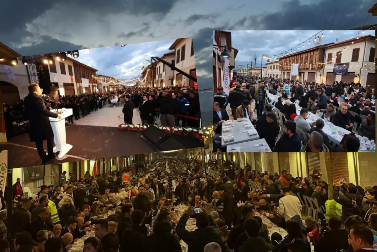 Bakan Murat Kurum Hatay’da iftara katıldı