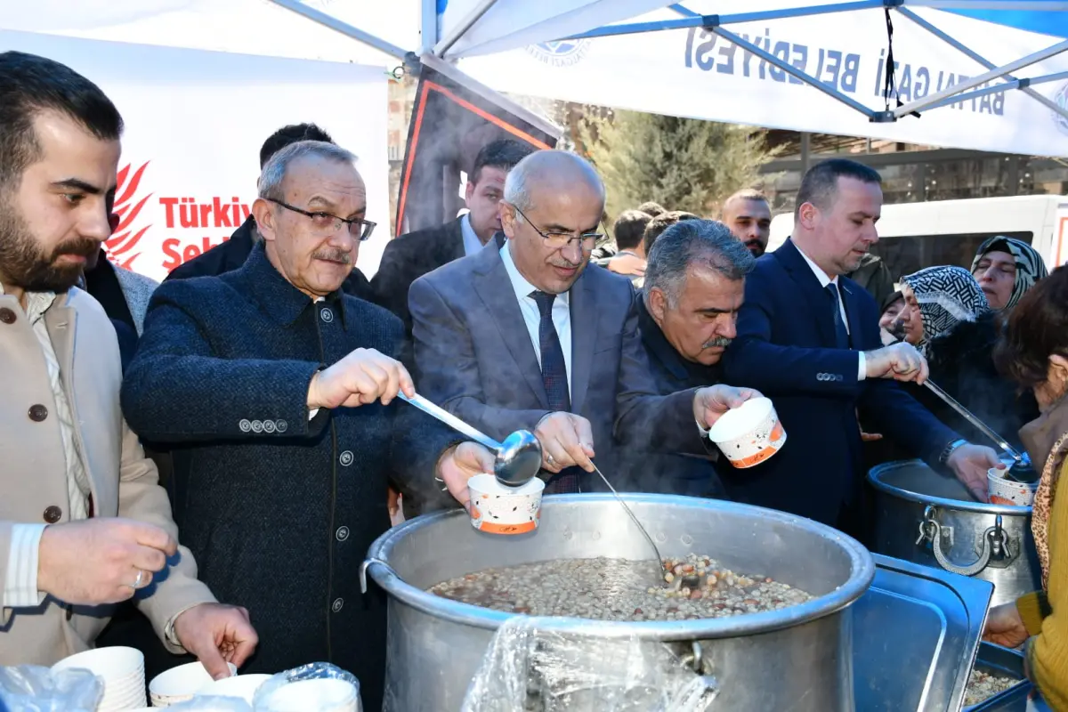 Malatya’da şehitler için aşure etkinliği düzenlendi