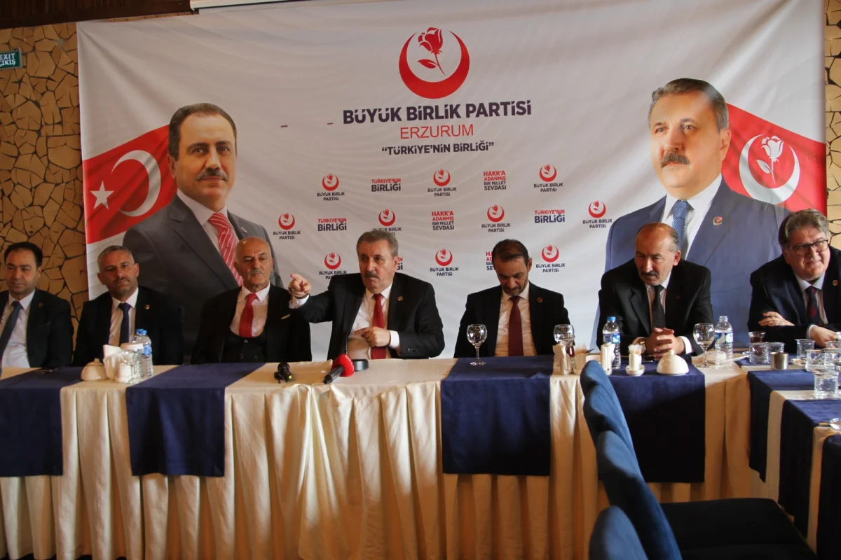 Mustafa Destici Erzurum’da konuştu: Enerji fiyatları ve Orta Doğu gerilimi gündemde