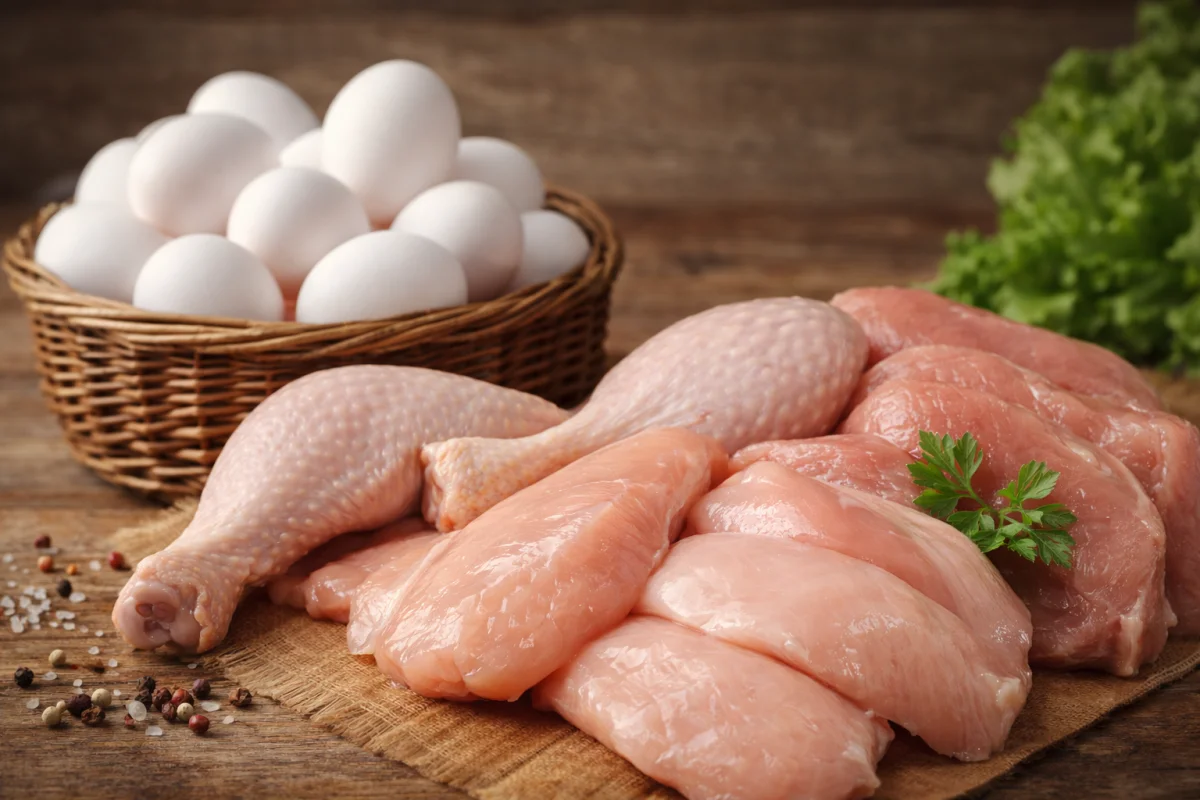 Ocakta tavuk eti ve yumurta üretiminde artış