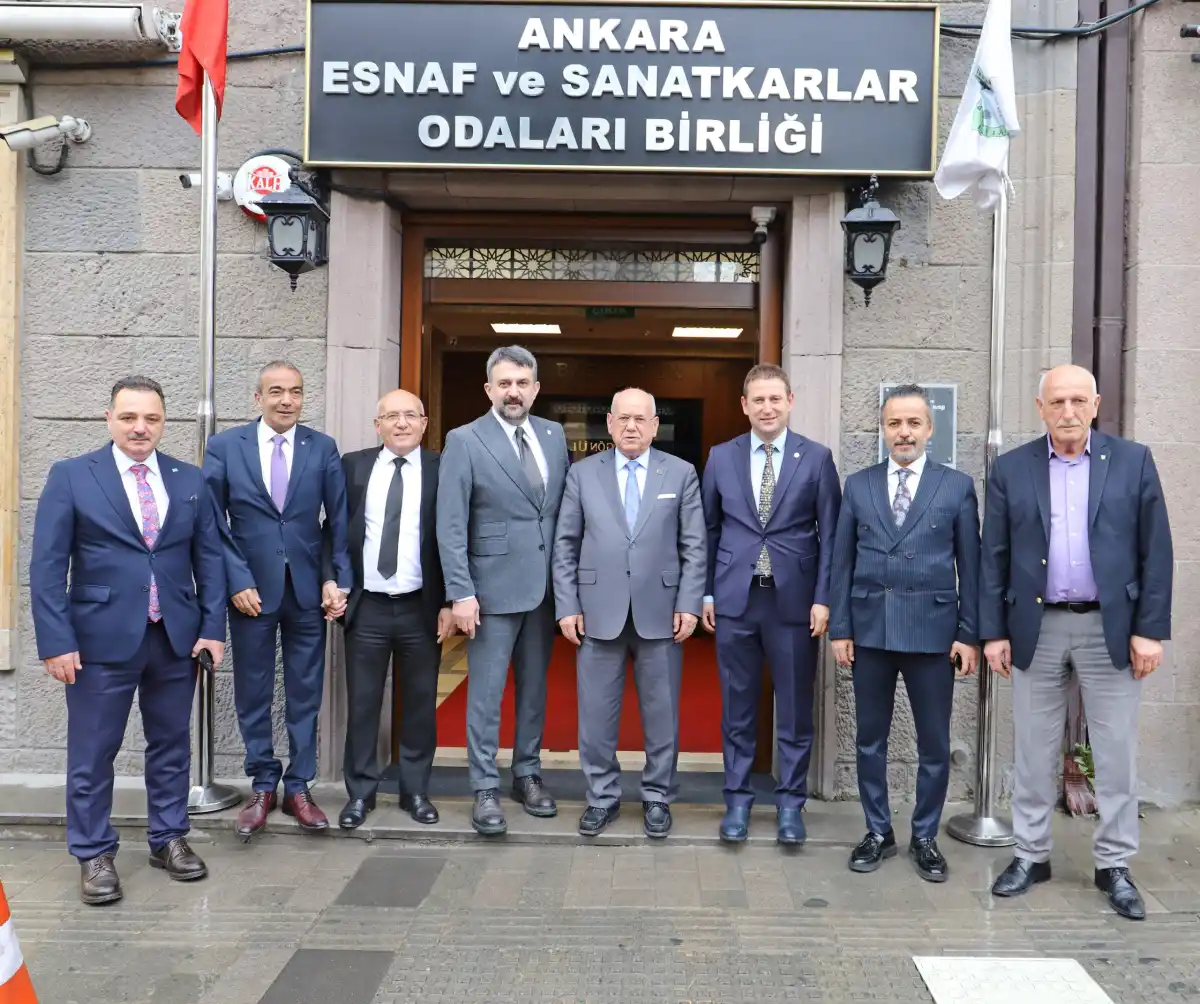 AKK ile ANKESOB arasında güç birliği: Esnafın sesi, kentin ortak aklıyla buluşuyor!