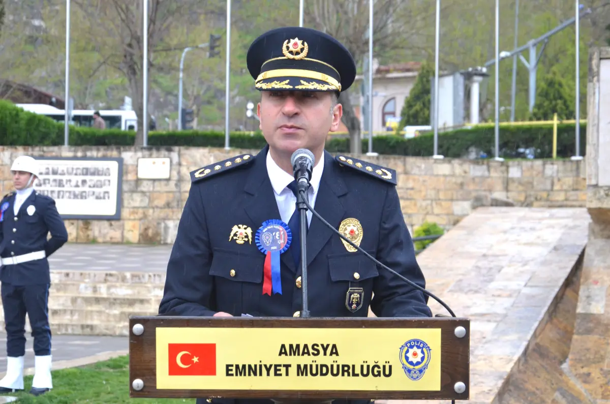 Amasya’da polis teşkilatının 181. kuruluş yıl dönümü kutlandı
