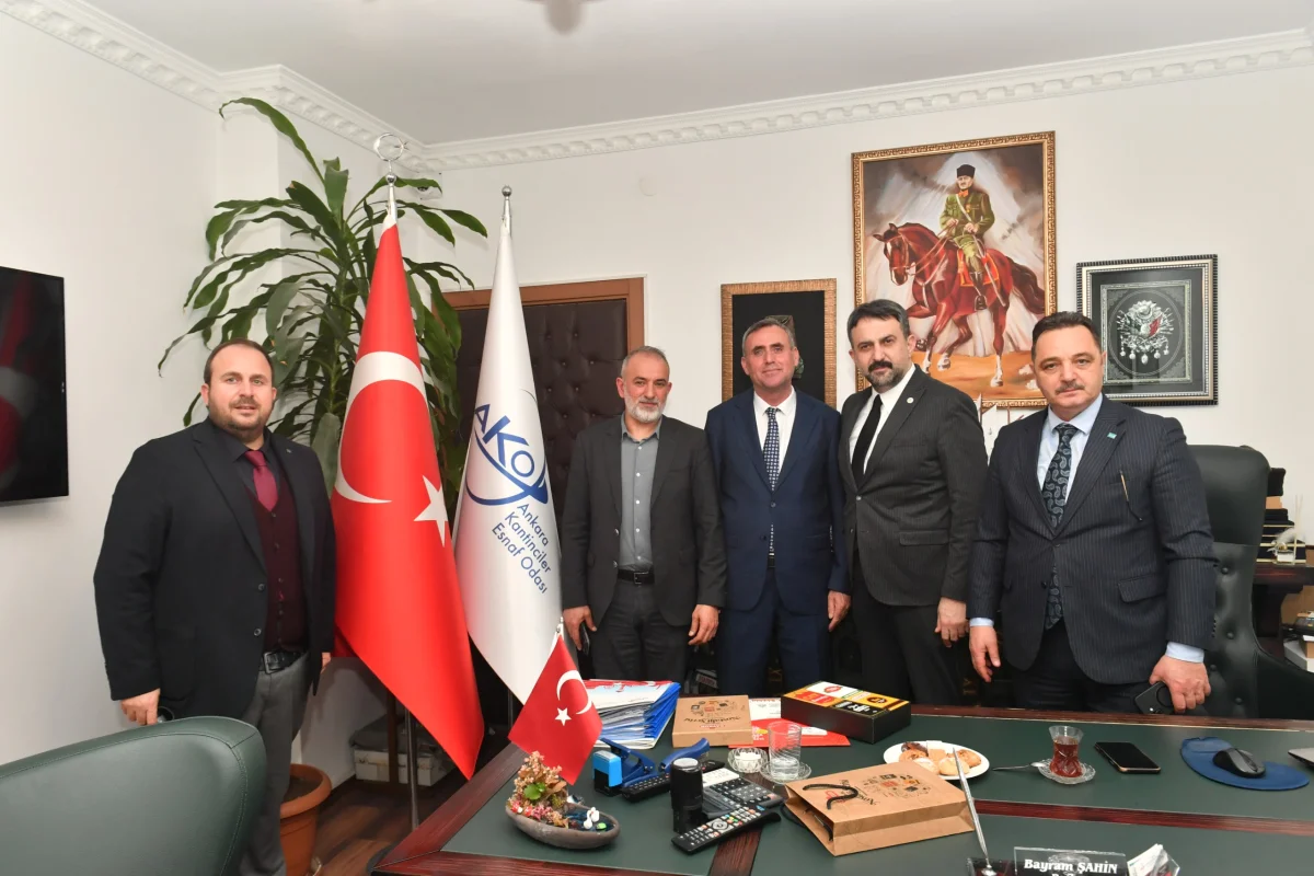 Ankara Kent Konseyi Heyeti, Ankara Kantinciler Esnaf Odası’na hayırlı olsun ziyareti gerçekleştirildi!