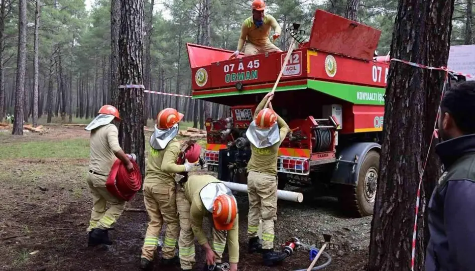 Antalya’da ormancılar 6 parkurda yarıştı