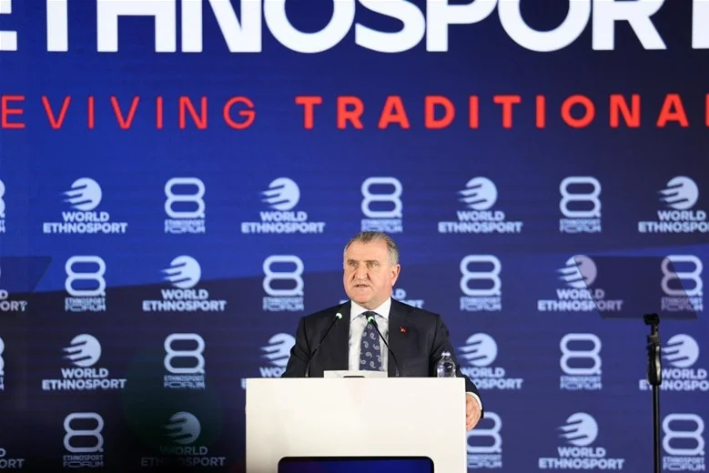 Bakan Osman Bak, 8. Etnospor Forumu’nun açılışında konuştu