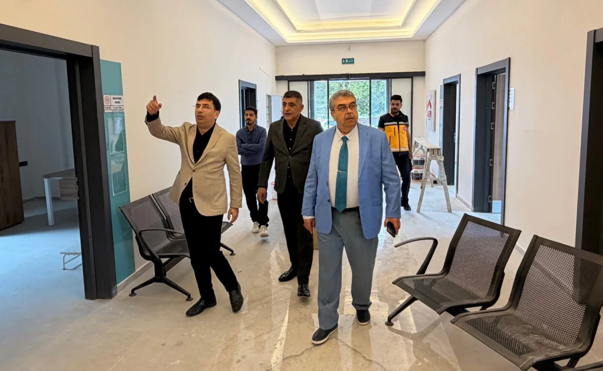 Belen’de sağlık yatırımları incelendi