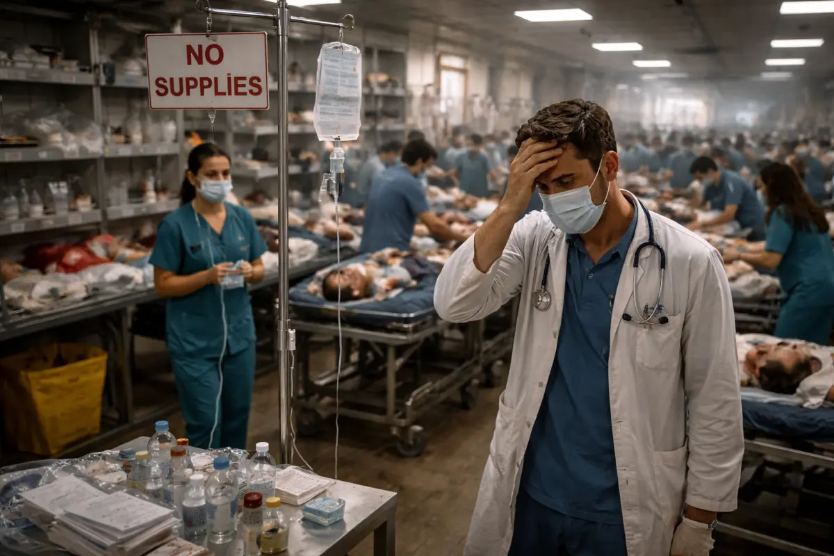 Beyrut’ta hastaneler alarm veriyor