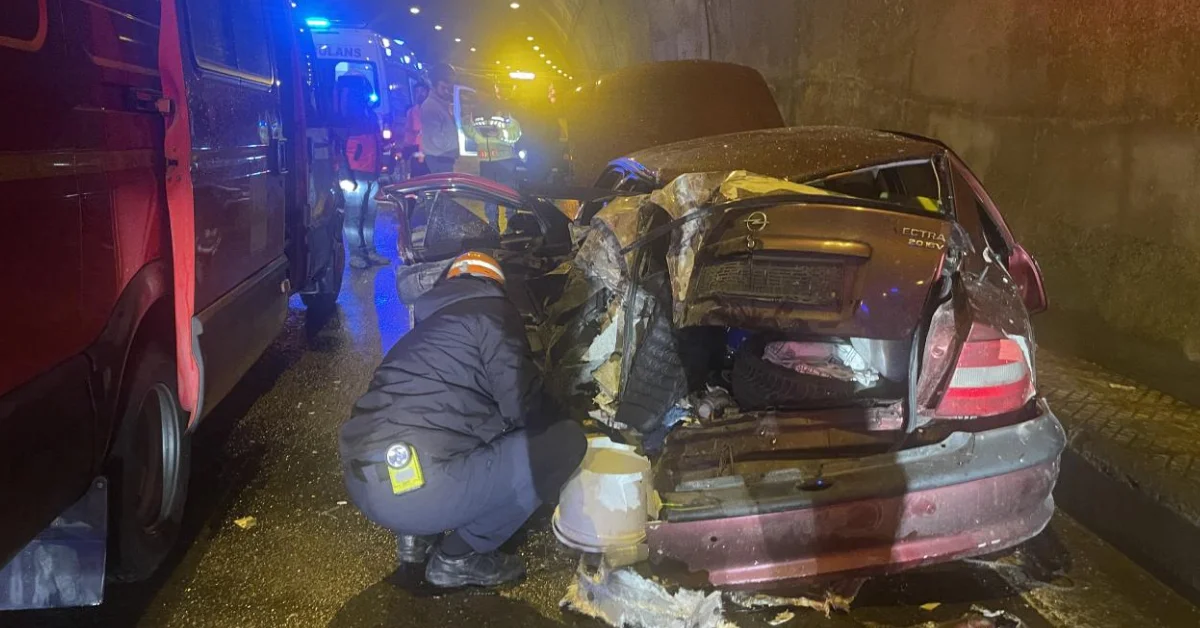 Bolu Dağı Tüneli’nde zincirleme kaza: 1’i çocuk 5 yaralı