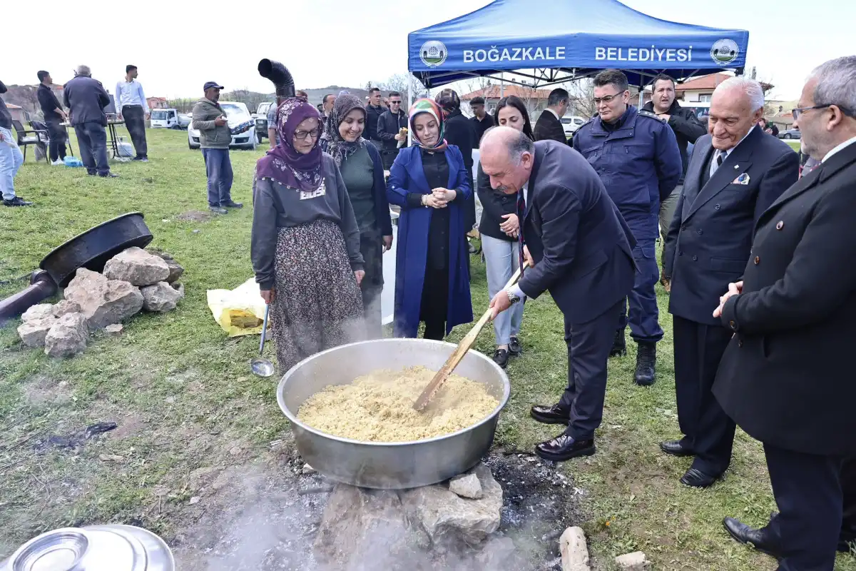 Çorum – Boğazkale’de geleneksel “Çiğdem Aşı” şenliği