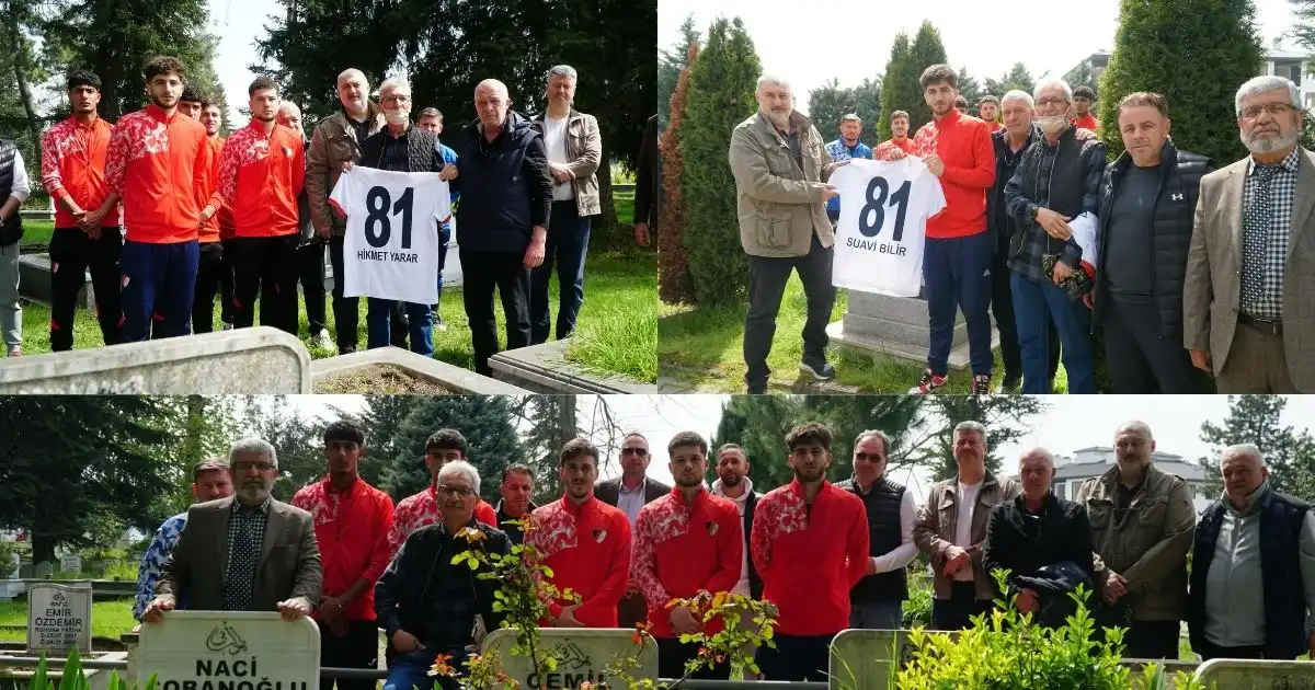 Düzcespor’da “eski başkanlar” mezarları başında anıldı