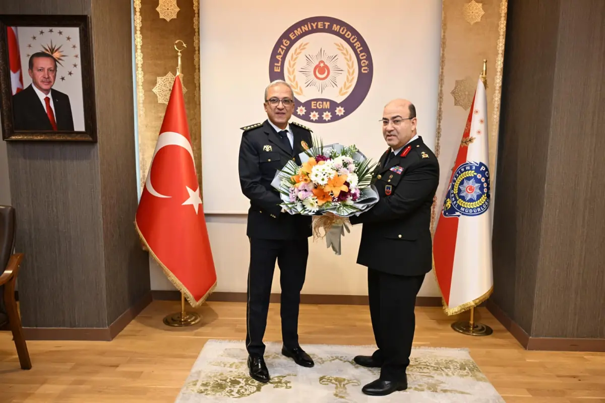 Elazığ’da jandarmadan emniyete anlamlı ziyaret