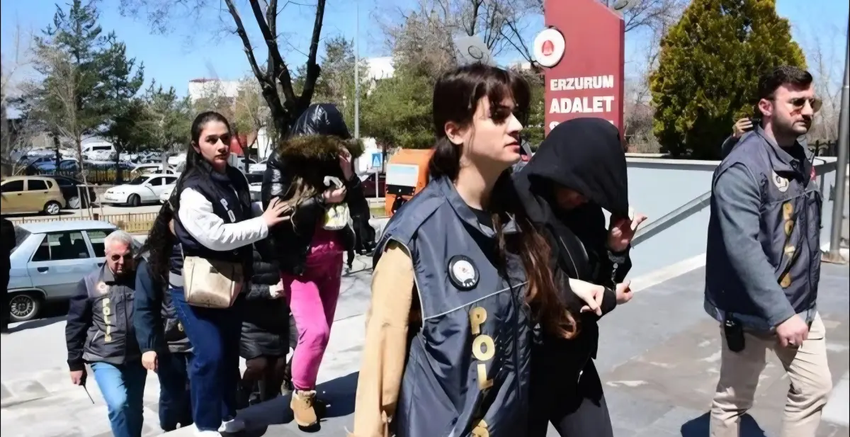 Erzurum’da fuhuş operasyonu: 10 gözaltı, 23 kadın kurtarıldı