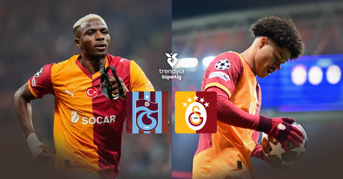Galatasaray’ın Trabzonspor kadrosunu açıklandı, iki isim yok