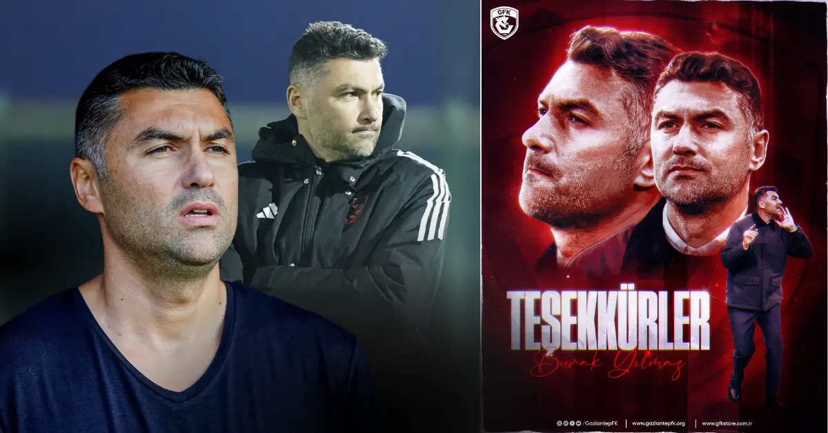 Gaziantep FK’da Burak Yılmaz dönemi sona erdi