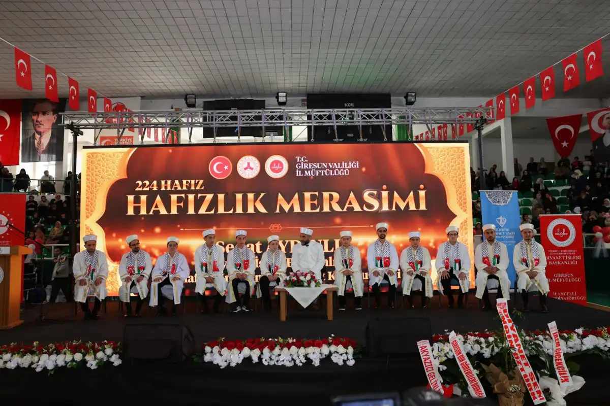 Giresun’da hafızlar icazet aldı