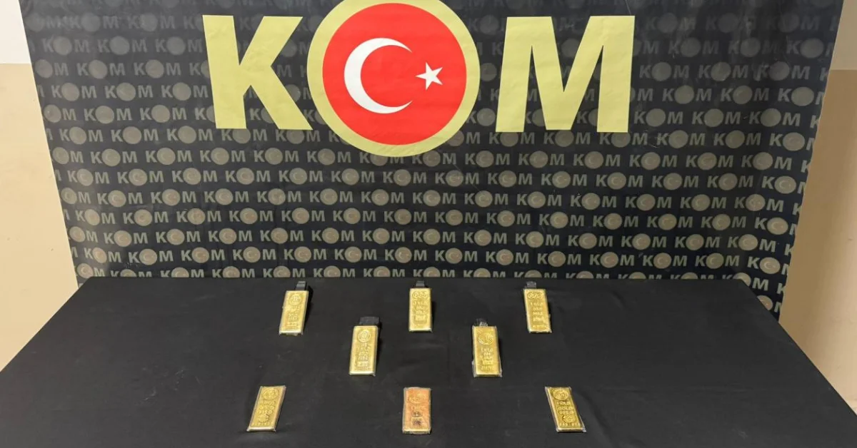 Hatay’da 8 kilo kaçak altın operasyonu