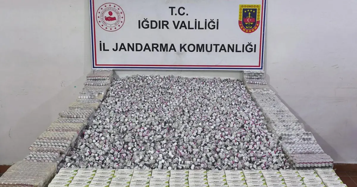 Iğdır’da 56,7 milyonluk kaçak botoks operasyonu