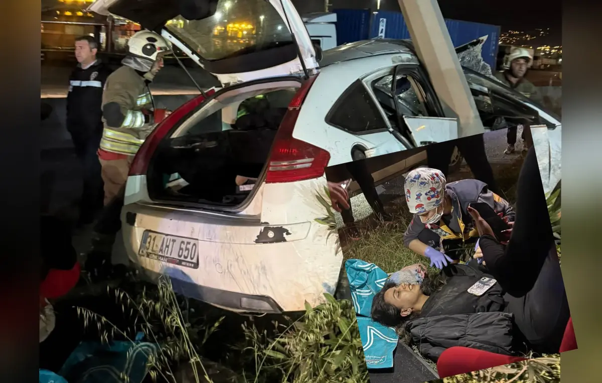 Hatay İskenderun’da trafik kazası