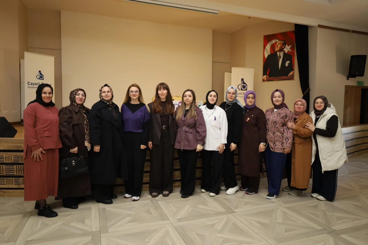 Kadınlar Çayeli’nde kanser farkındalığı için buluştu