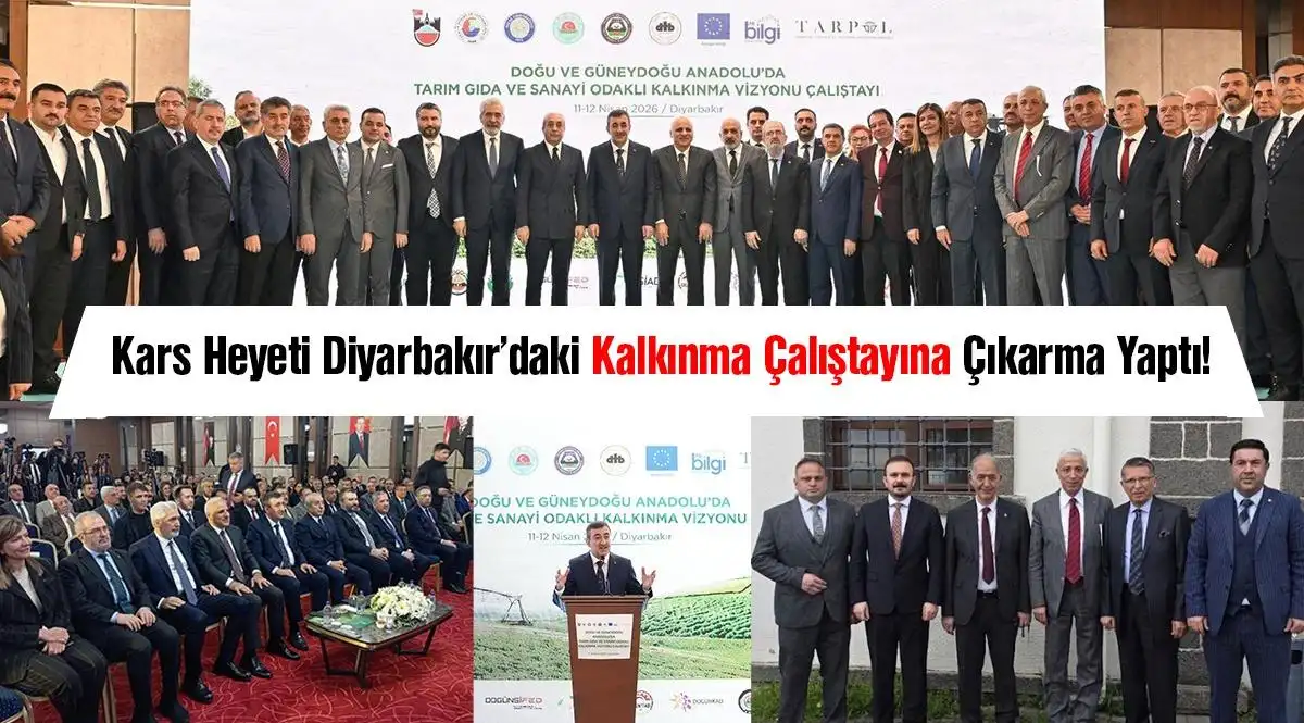 Kars heyeti Diyarbakır’daki kalkınma çalıştayına çıkarma yaptı