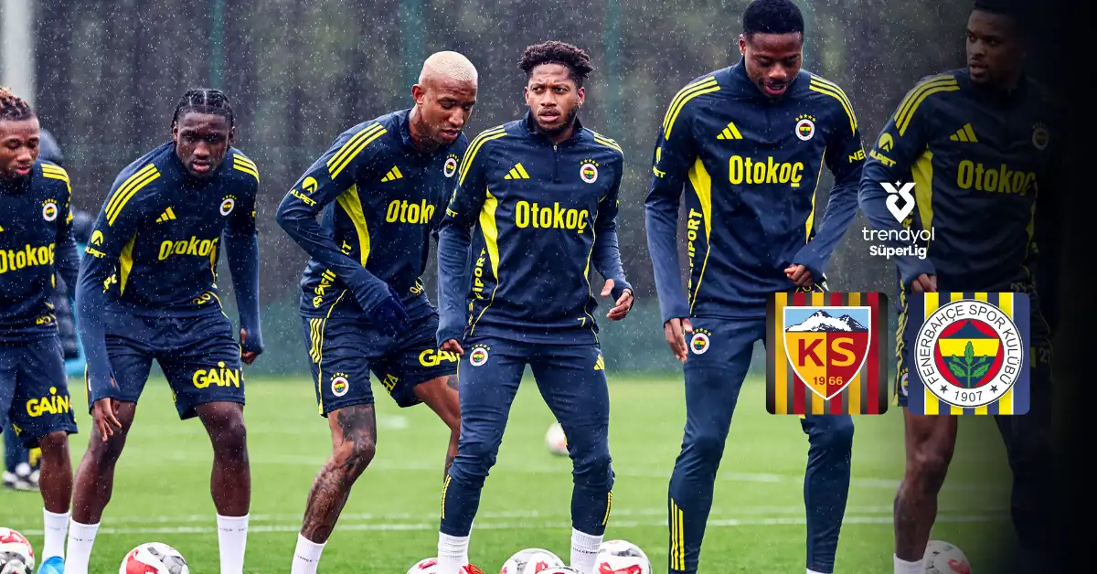 Kayserispor deplasmanı öncesi Fenerbahçe’de 3 önemli eksik