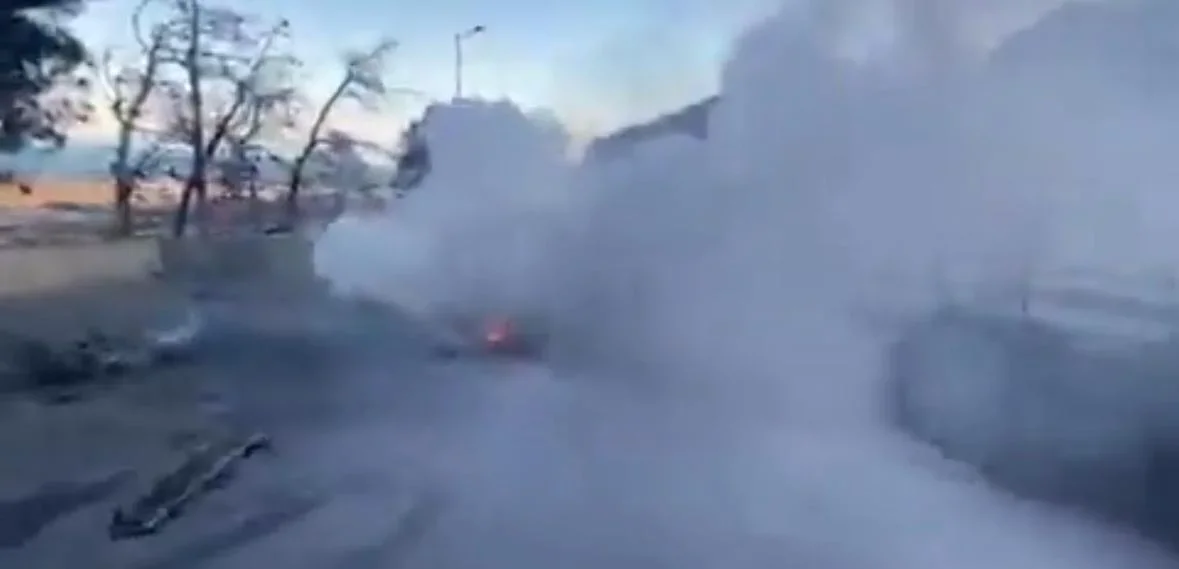 Kuzey Marmara’da yangın: Tır yandı