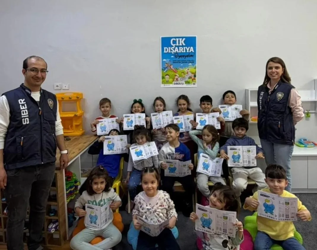 Miniklere Polis Haftası’nda anlamlı etkinlik