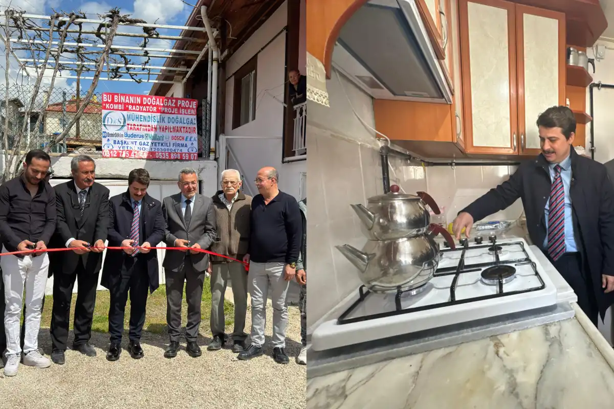 Nallıhan’ın köylerinde doğalgaz sevinci