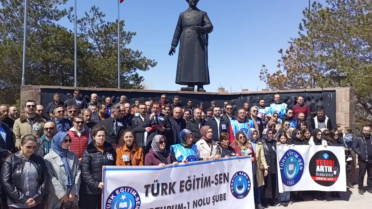 Okullarda şiddete karşı tek ses: Erzurum’dan tepki