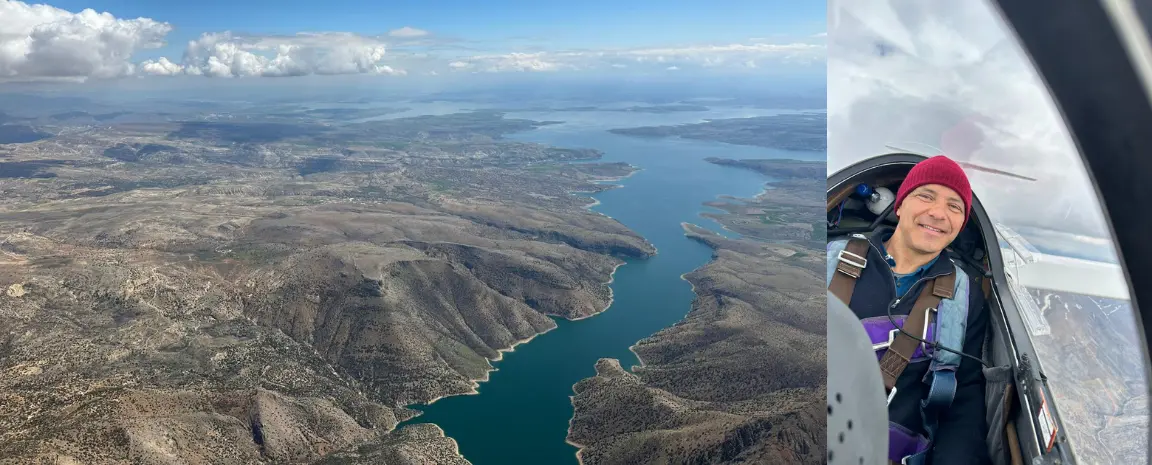 Polonyalı Uçuş Sporcusu Divriği semalarında uçuş yaptı