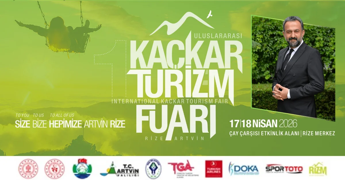 Rize’nin Ankara elçisi Halil İbrahim Yılmaz, Kaçkar Turizm Fuarı’nda; Başkentin deneyimini memleketine taşıyacak