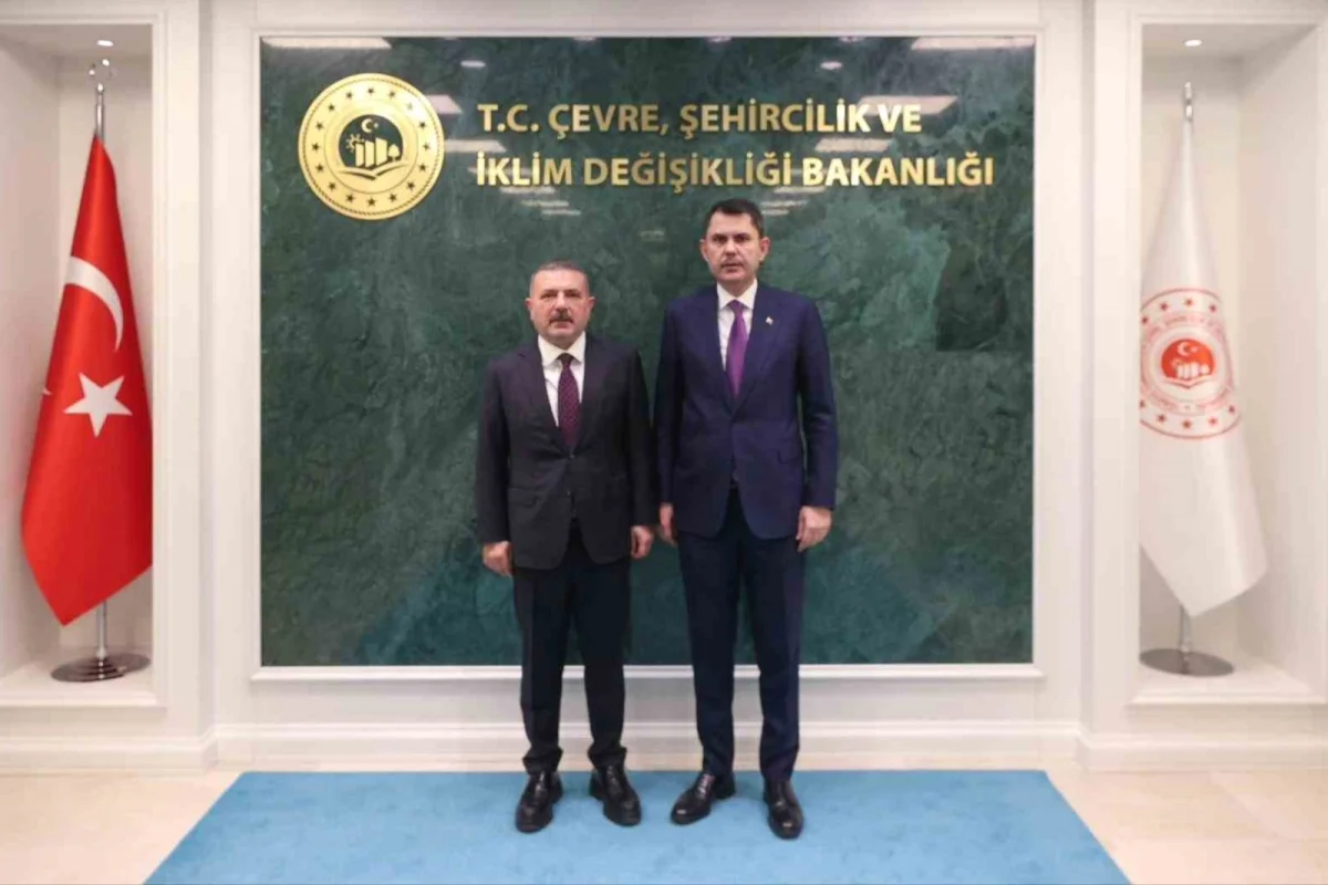 Sincan Belediye Başkanı Ercan, Bakan Kurum ile görüştü