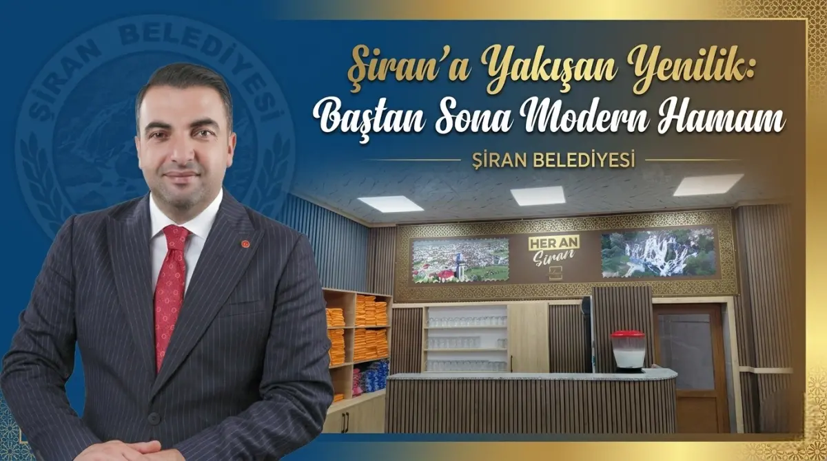 Şiran’a yakışan yenilik: Baştan sona modern hamam