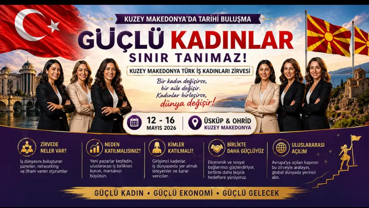 Türk kadın girişimcilerinin Avrupa açılımı Üsküp ve Ohrid’de ele alınacak