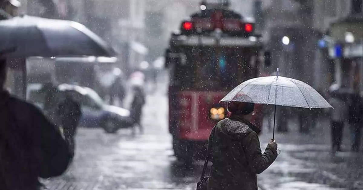 İstanbul için kuvvetli yağış uyarısı