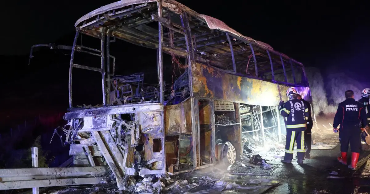 Denizli’de yolcu otobüsünde korkunç kaza: 8 ölü, 33 yaralı