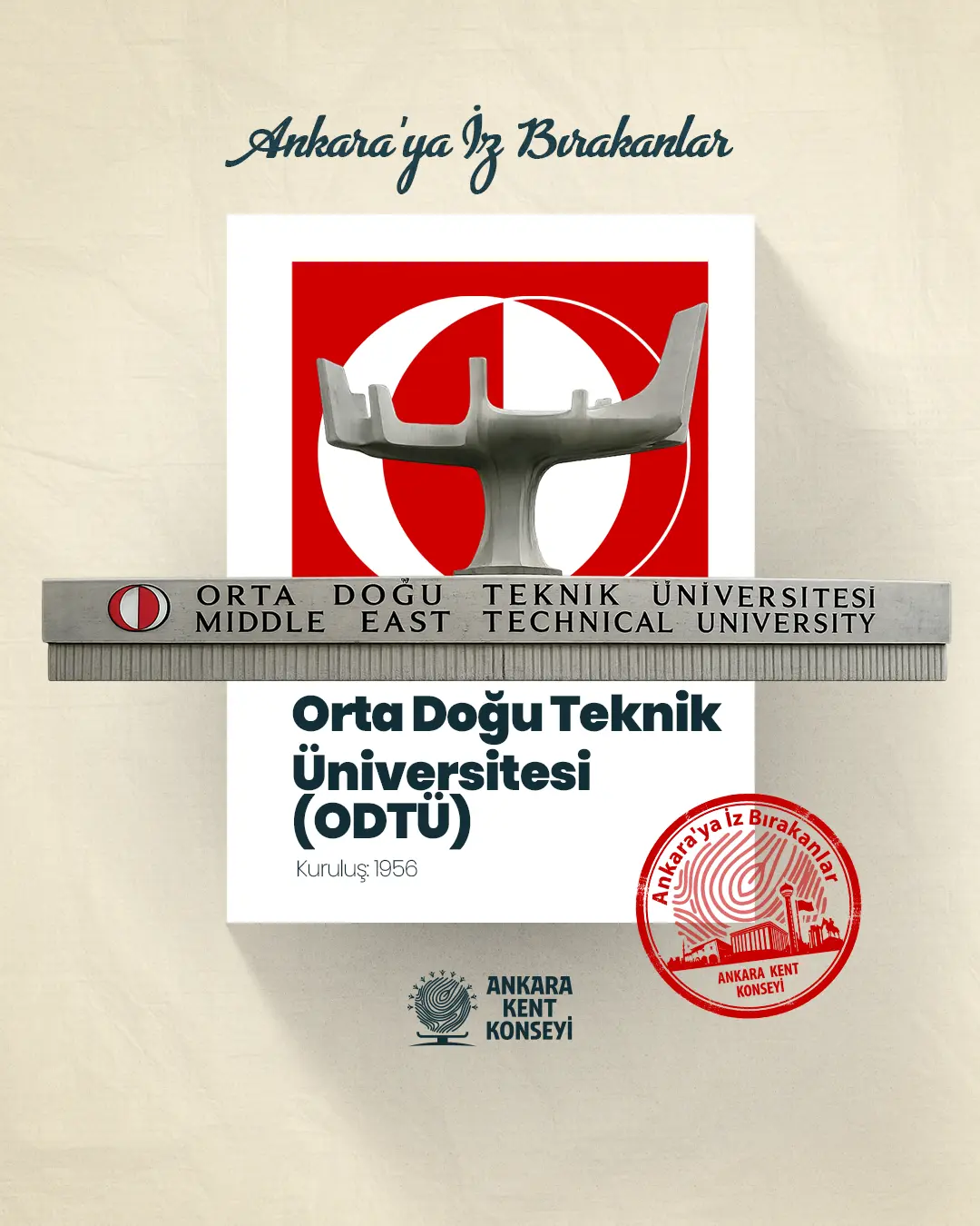 AKK Ankara’ya İz Bırakanların konuğu Orta Doğu Teknik Üniversitesi oldu