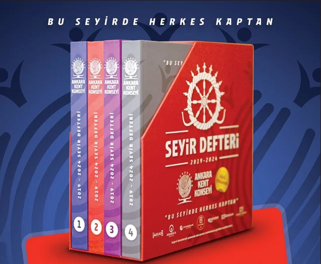 Ankara Kent Konseyi’nin 2019-2025 dönemini anlatan “Seyir Defteri” yayımlandı